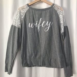 David ms Bridal Newlywed sweater